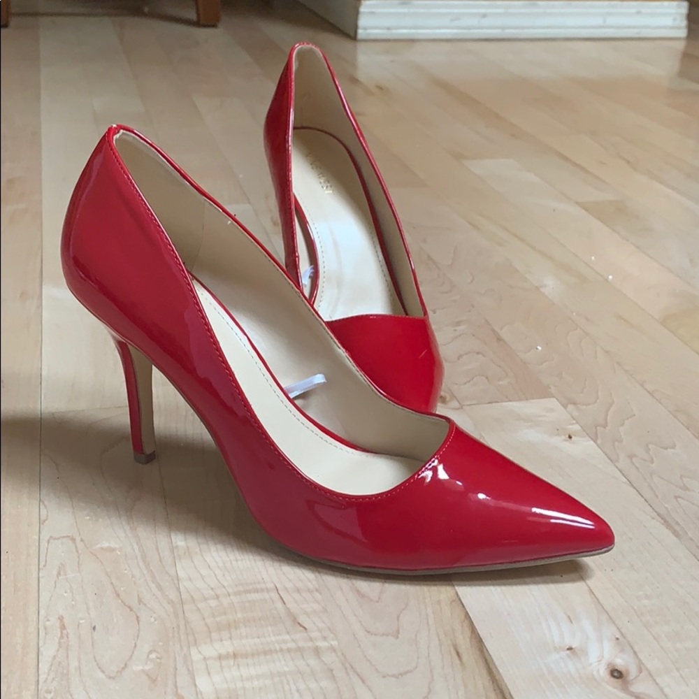 Blood red party shoes